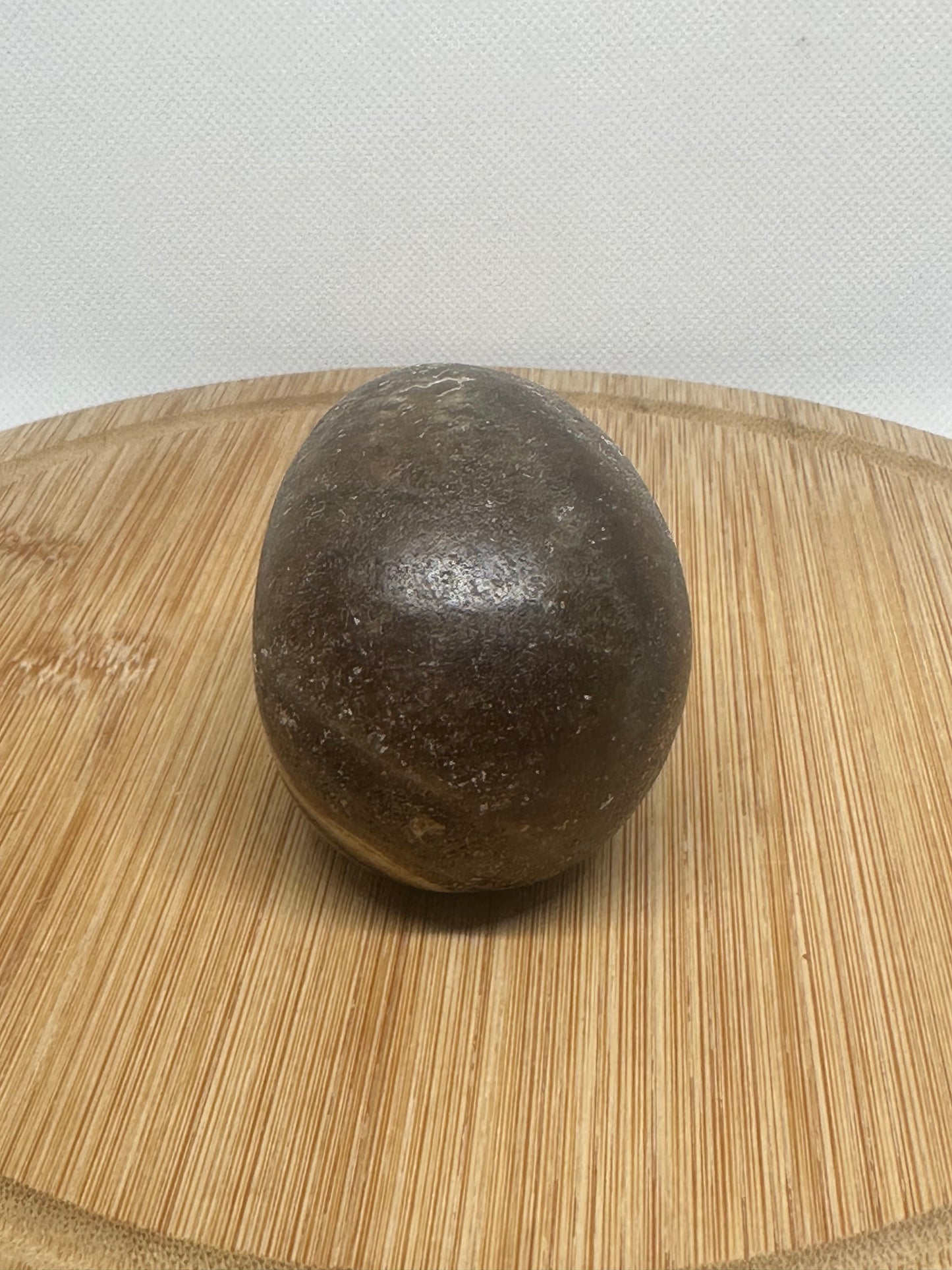 Chocolate calcite Skull
