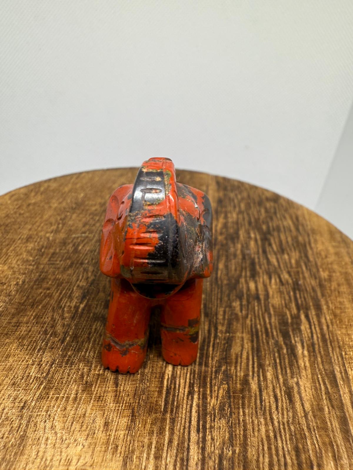 Red Jasper elephant