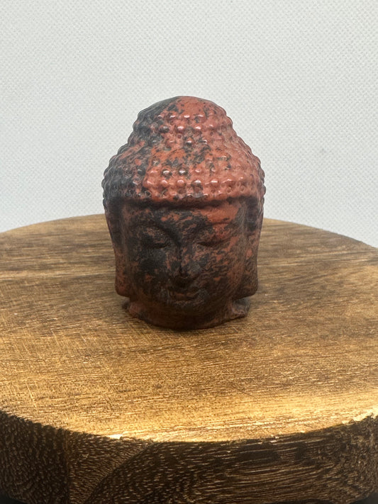 Mahogany buddha head