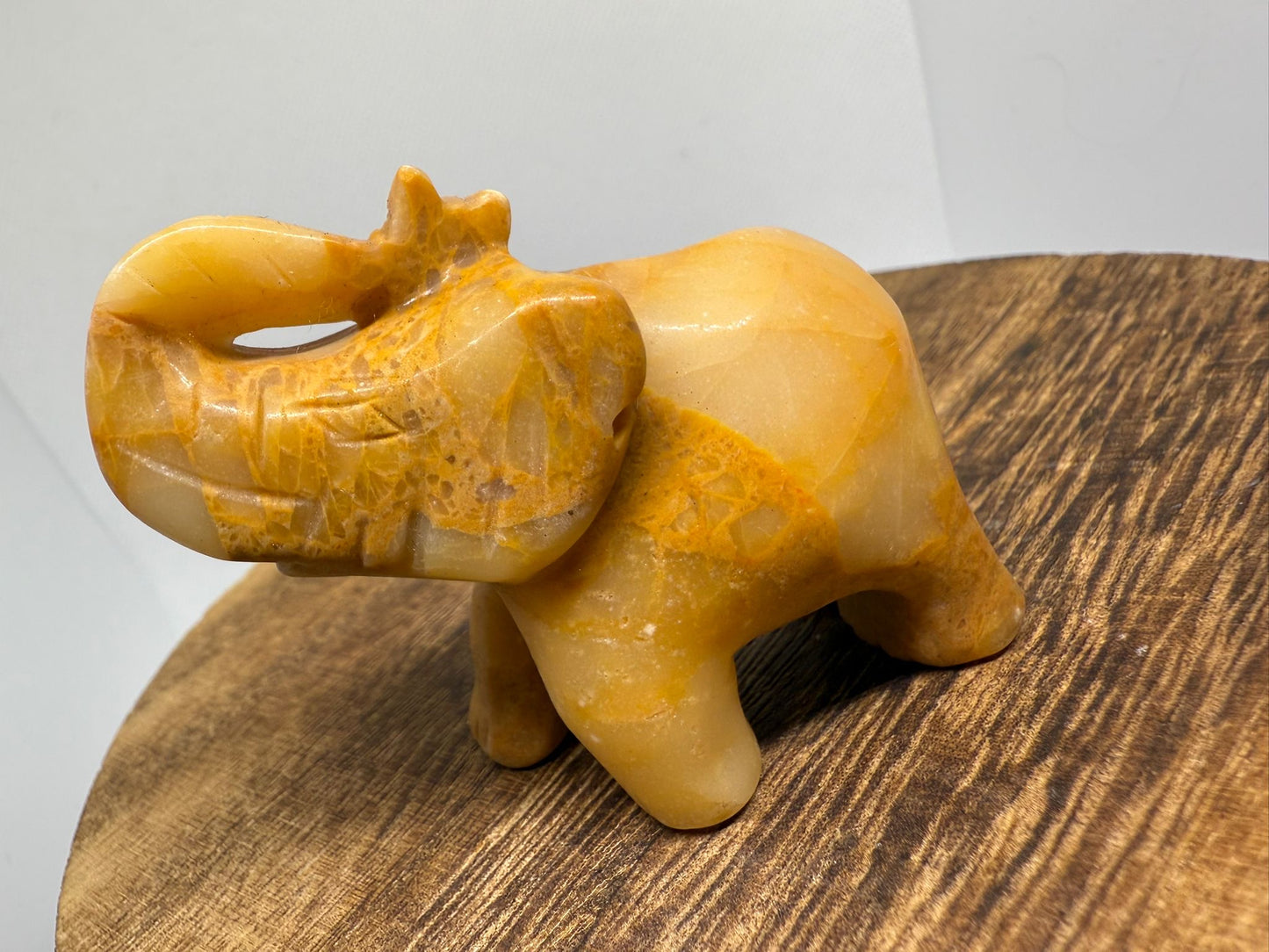 Yellow jade elephant