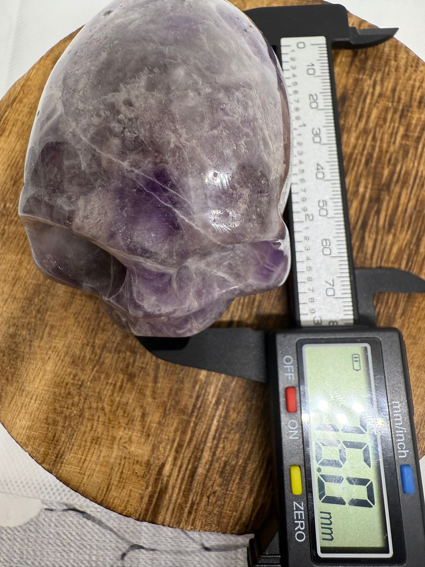 Amethyst skull