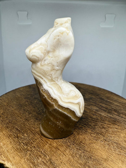 Chocolate calcite lady body