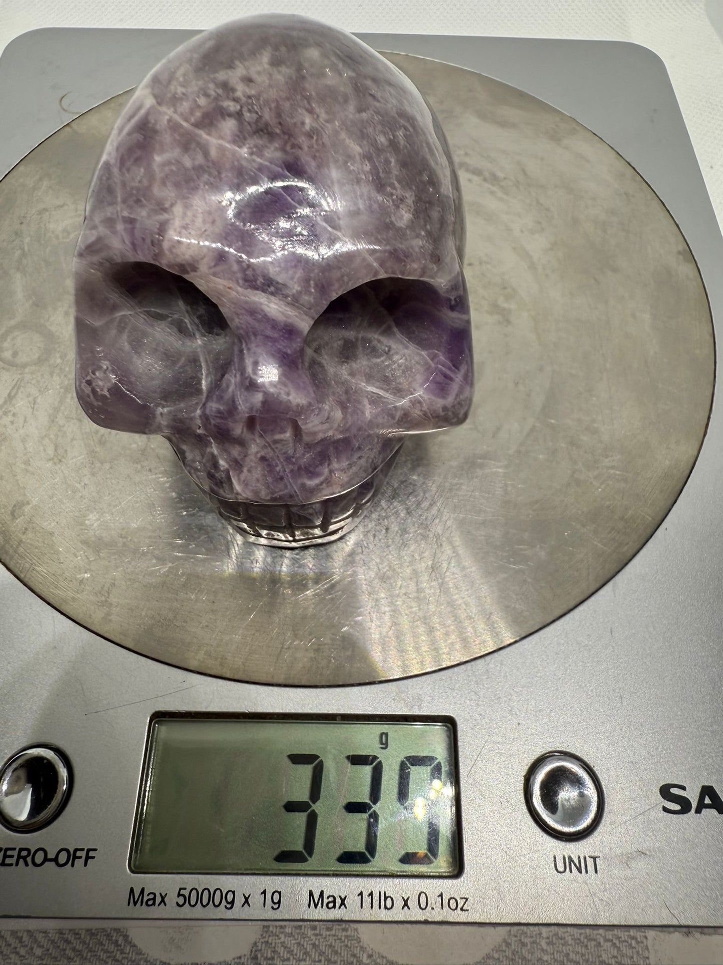 Amethyst skull