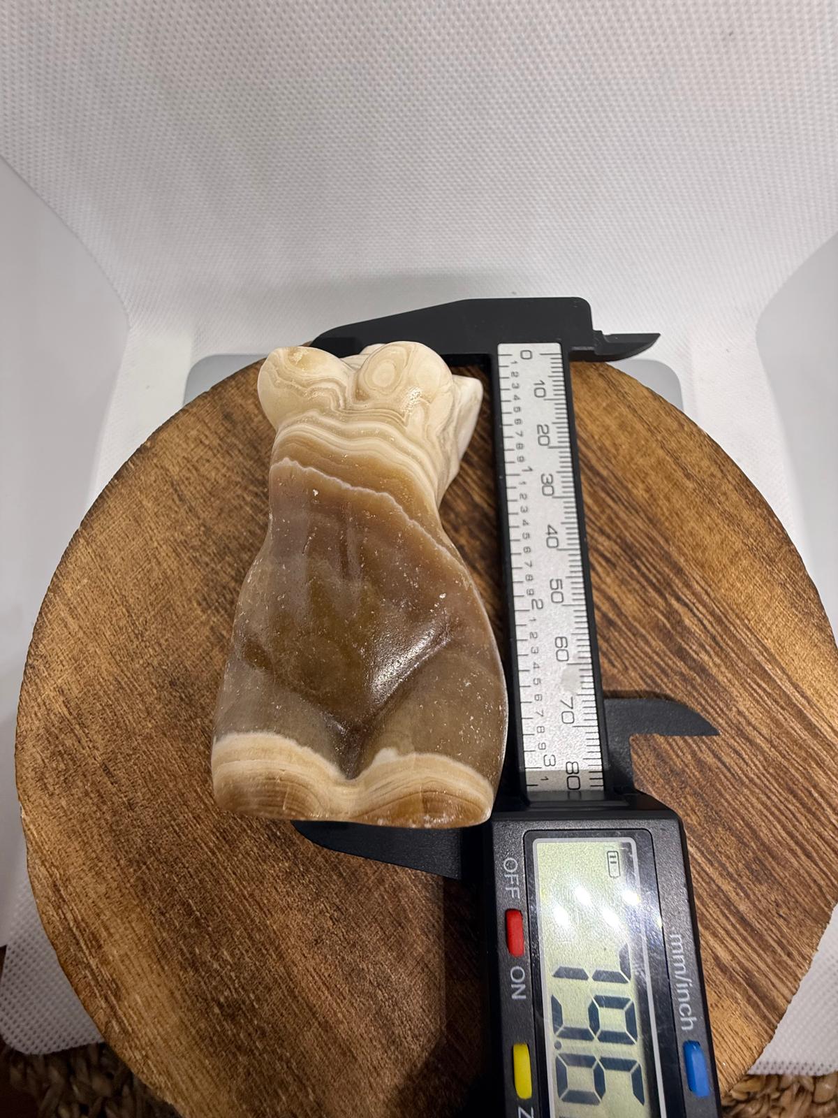 Chocolate calcite lady body