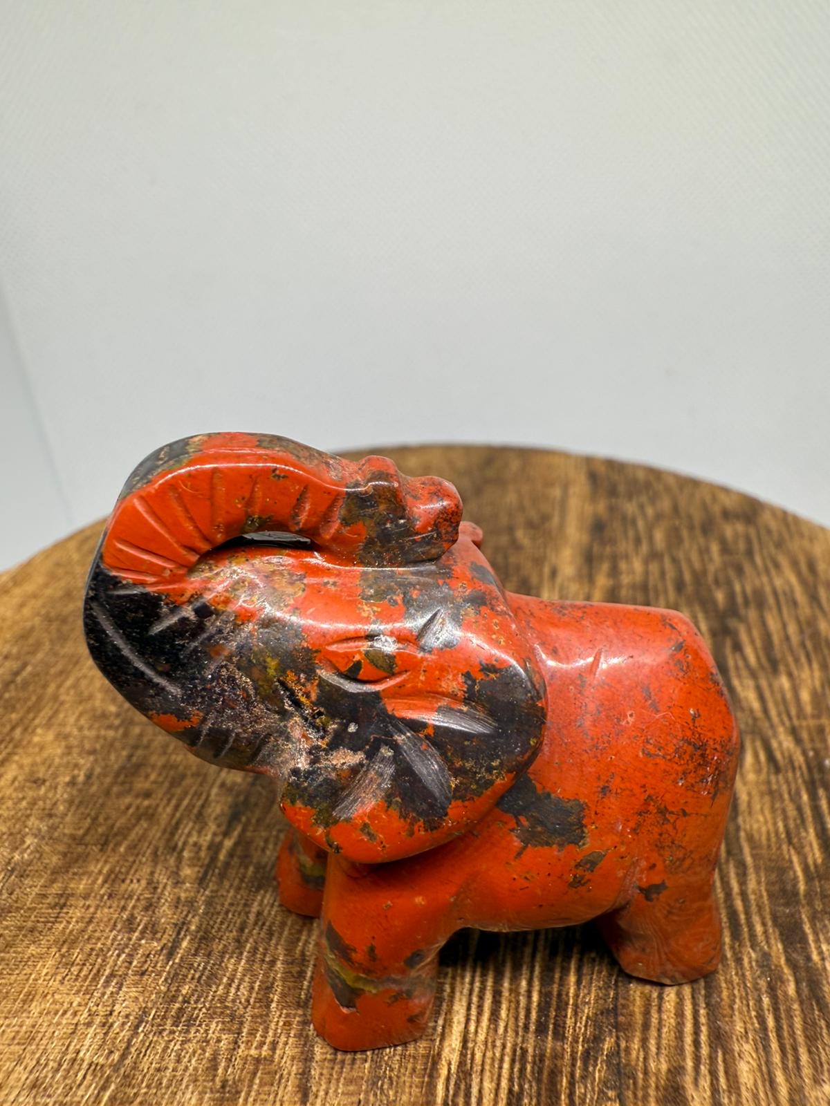Red Jasper elephant