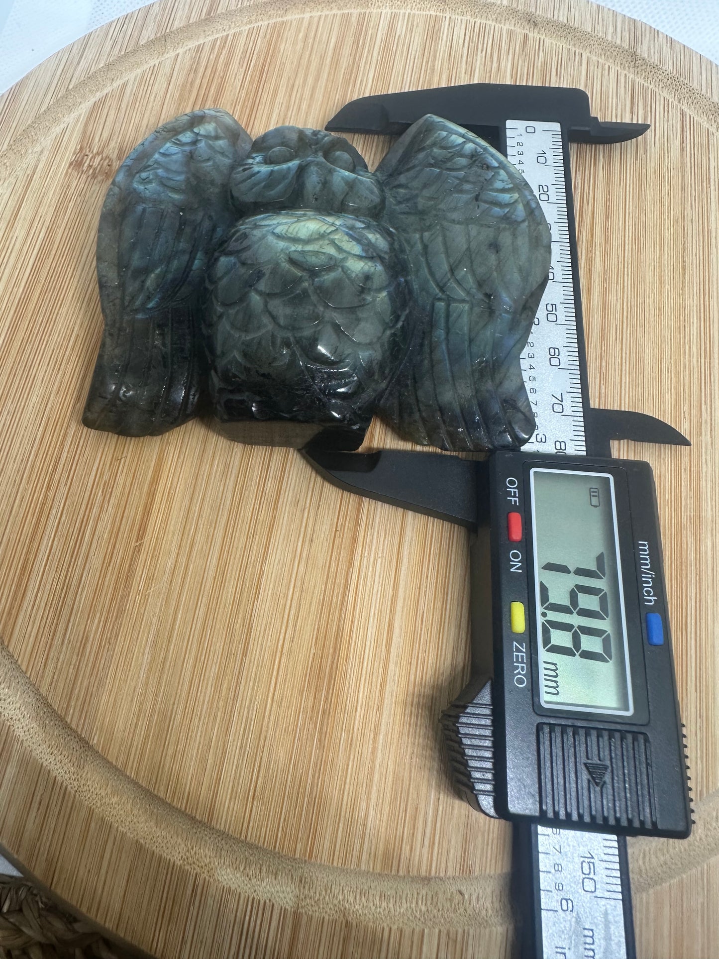 Labradorite owl