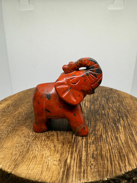 Red Jasper elephant