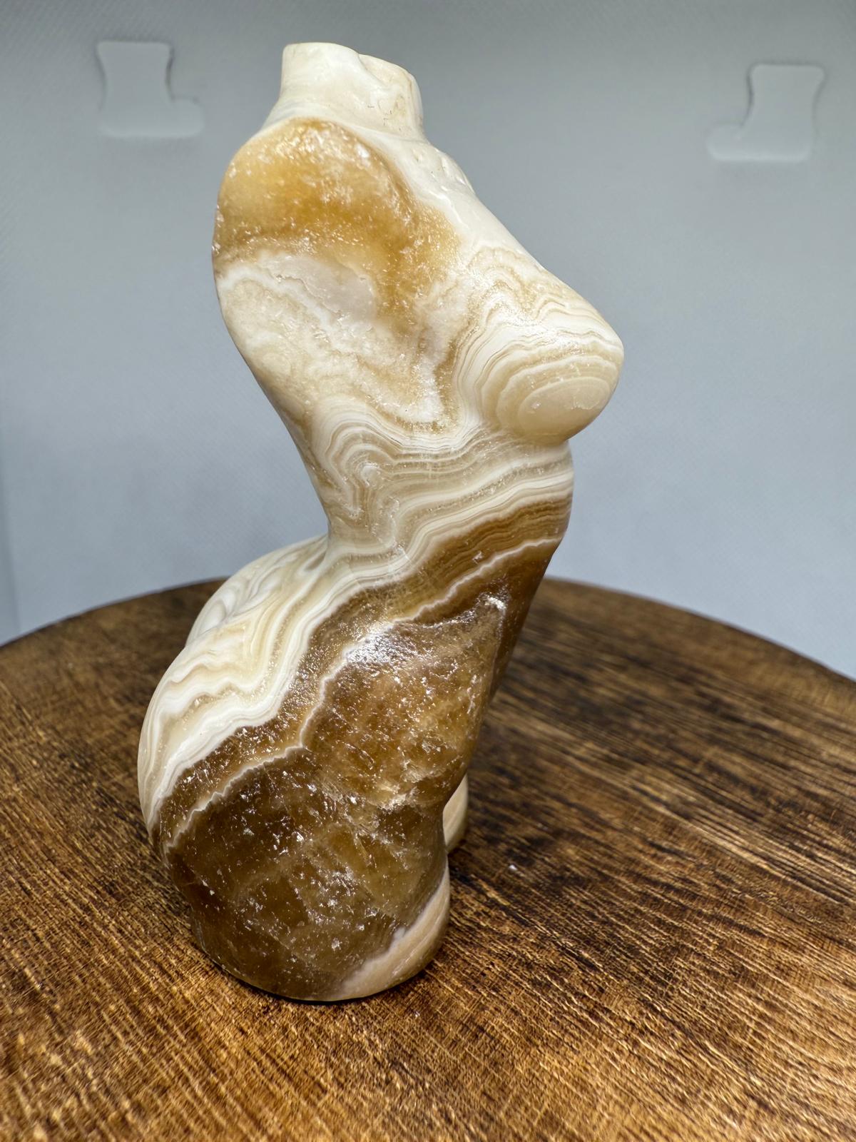 Chocolate calcite lady body