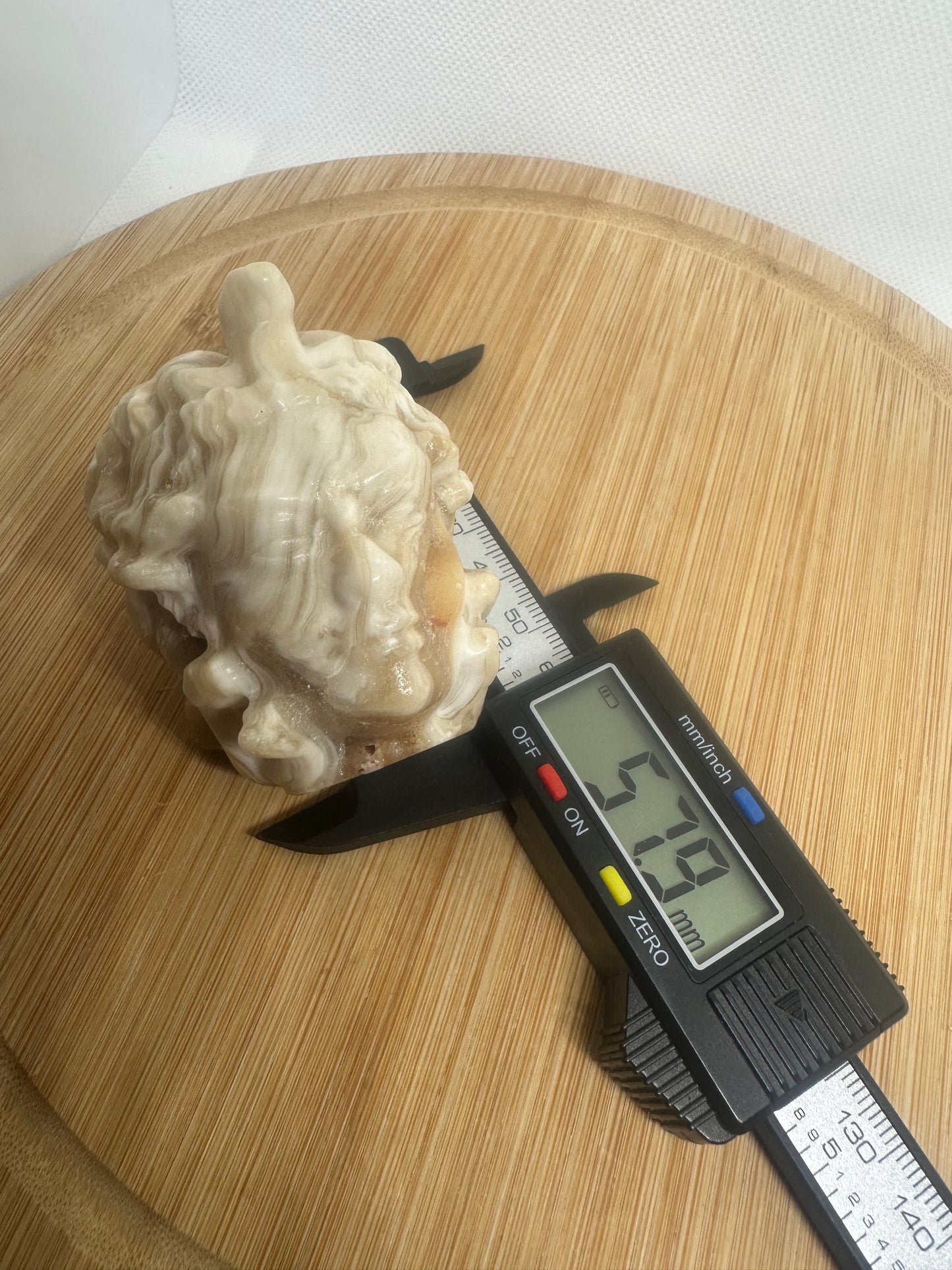 Chocolate calcite medusa