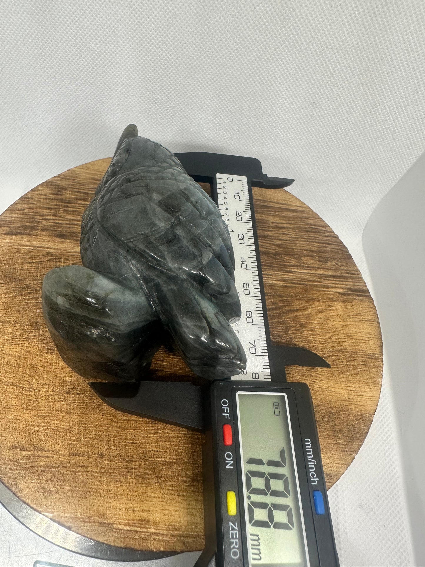 Labradorite owl