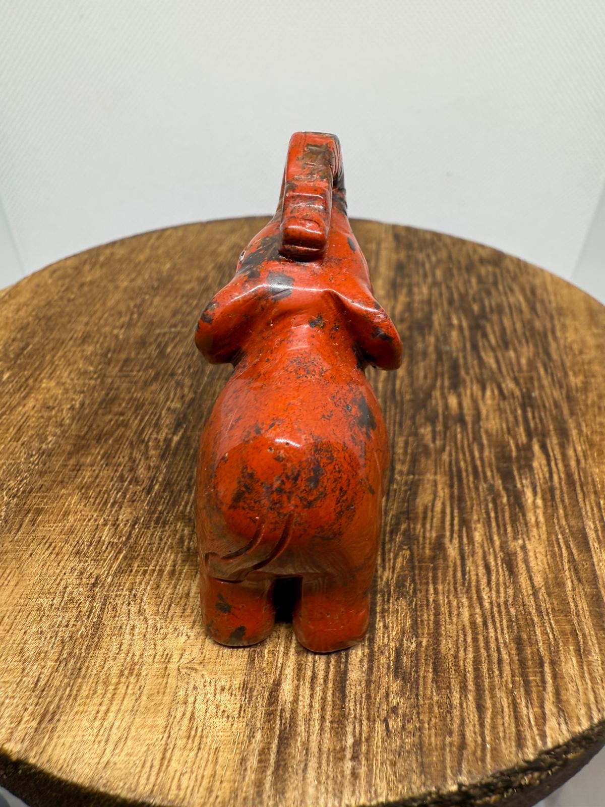 Red Jasper elephant