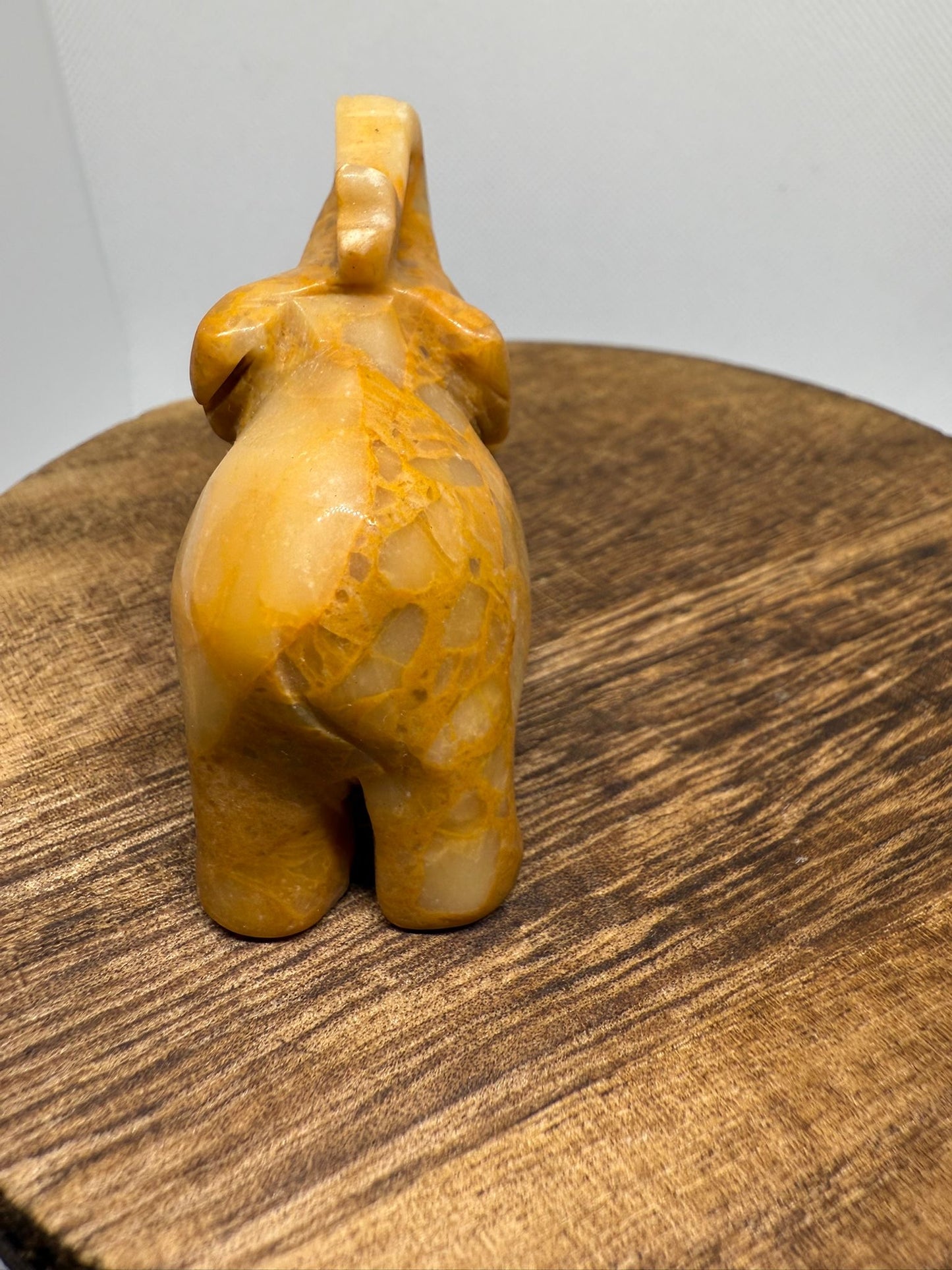 Yellow jade elephant