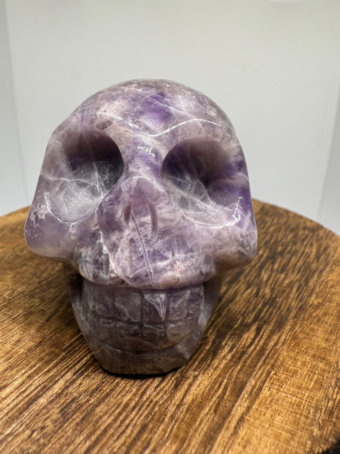 Amethyst skull