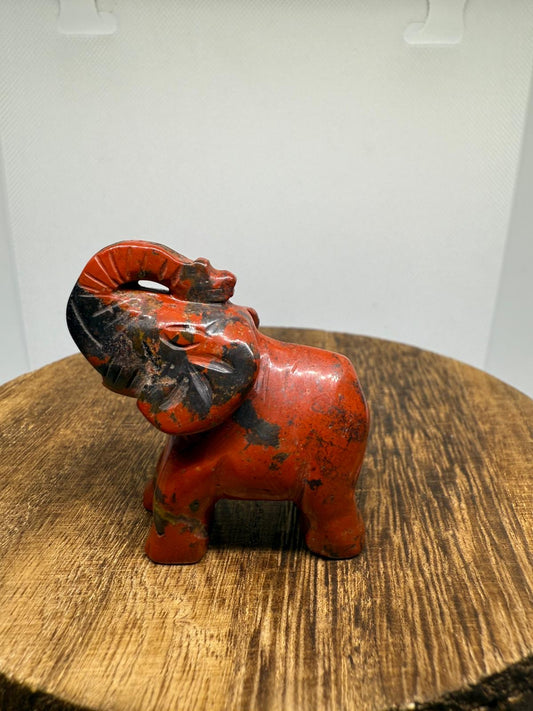 Red Jasper elephant