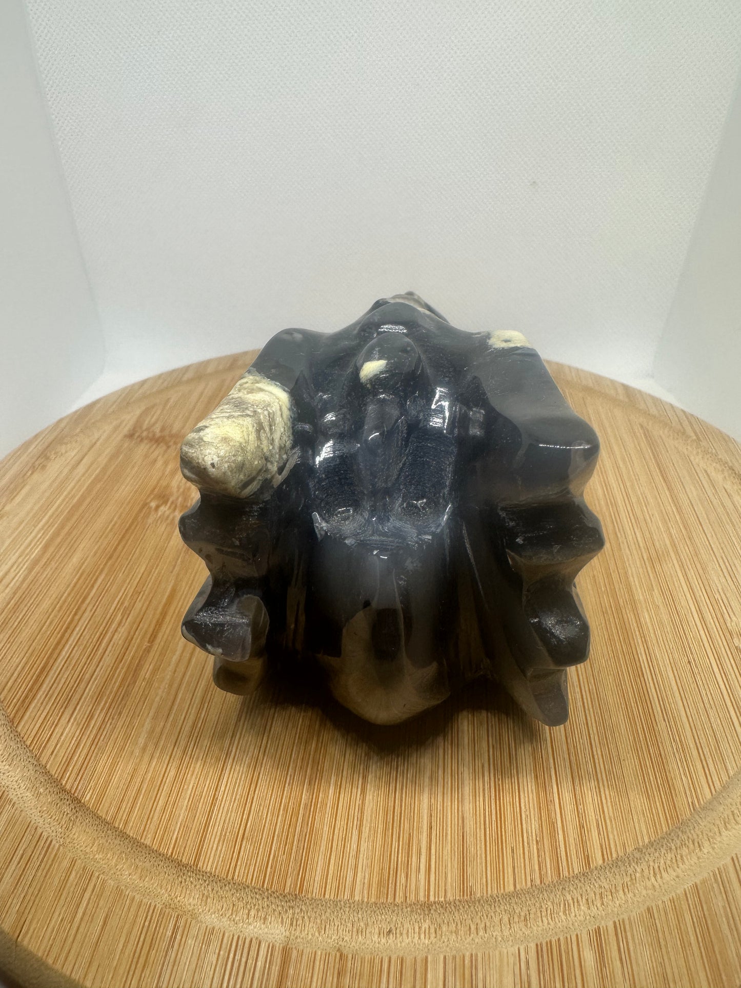 Volcano agate dragon head