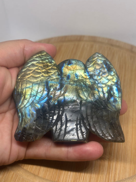 Labradorite owl
