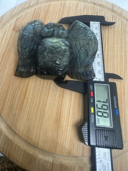 Labradorite owl