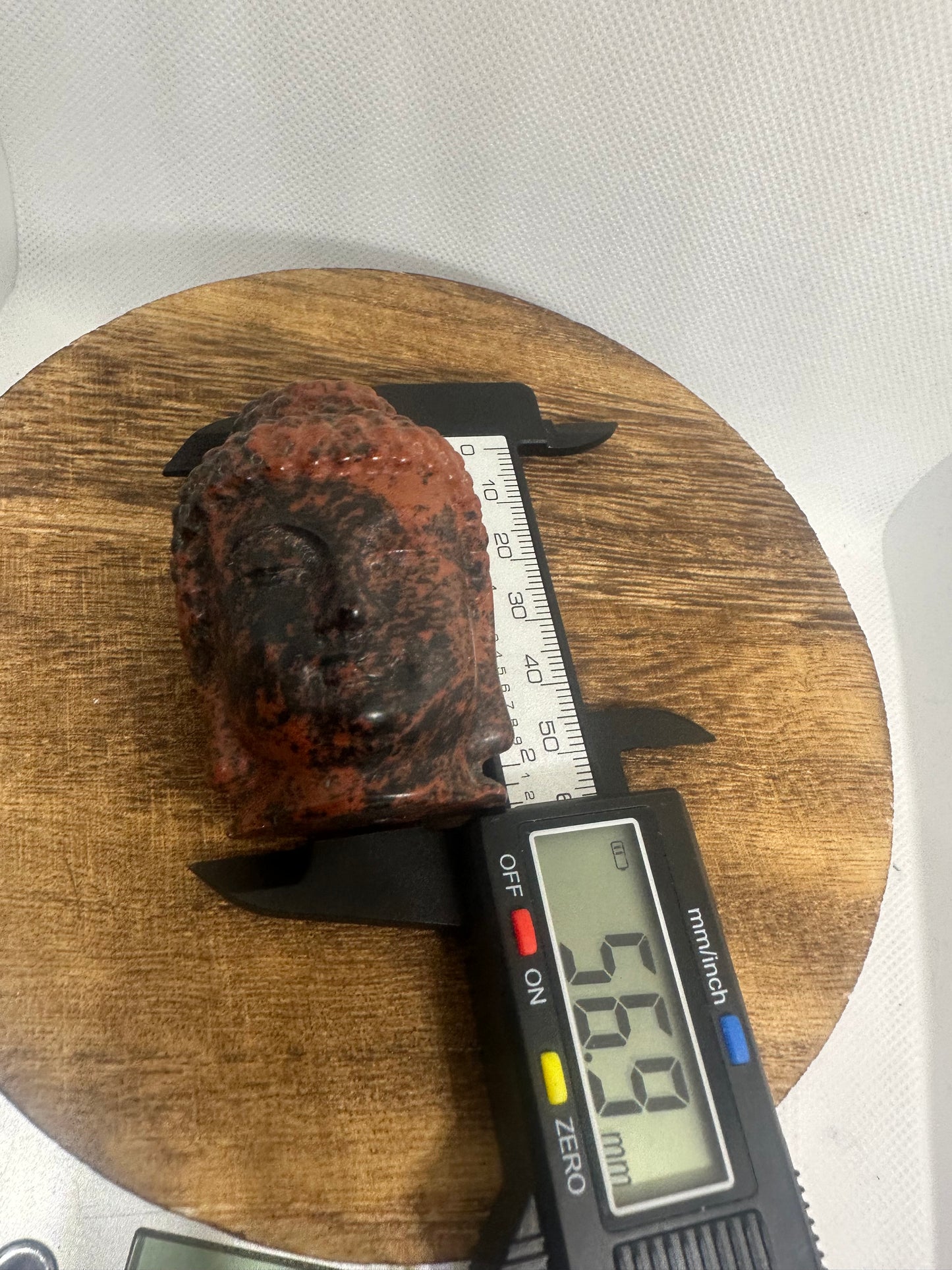 Mahogany buddha head