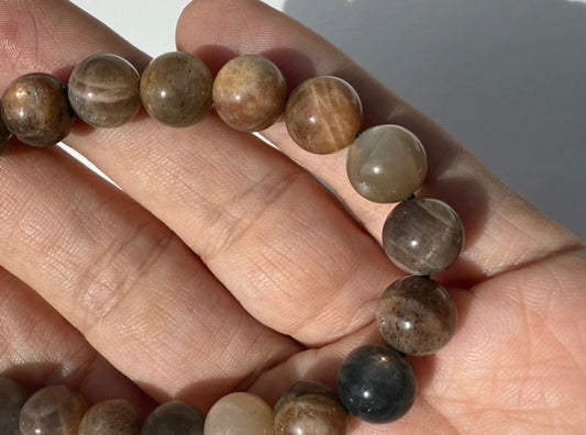Sunstone 8mm beaded bracelet